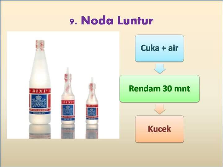 9 Cara Menghilangkan Noda Membandel. Kamu Perlu Tahu Nih! - Jatik.com